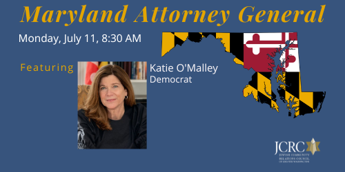 Maryland Attorney General Candidates Forum Katie O'Malley