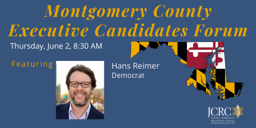 County Executive Candidate Hans Reimer